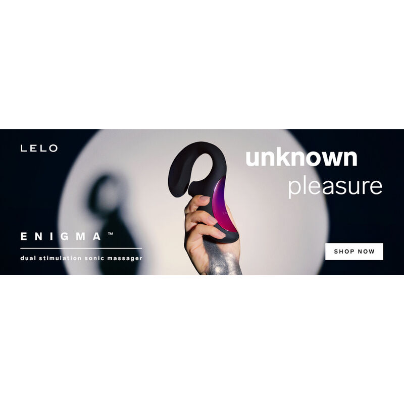 LELO - ENIGMA DOPPELSAUG-STIMULATIONSMASSAGER SCHWARZ