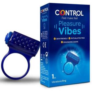 CONTROL - PLEASURE VIBES Vibratorring