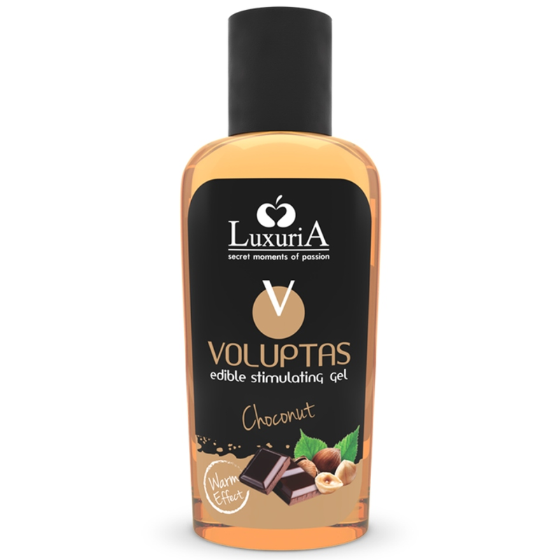INTIMATELINE LUXURIA - VOLUPTAS essbares Massagegel mit wärmendem Effekt - Schoko 100 ml