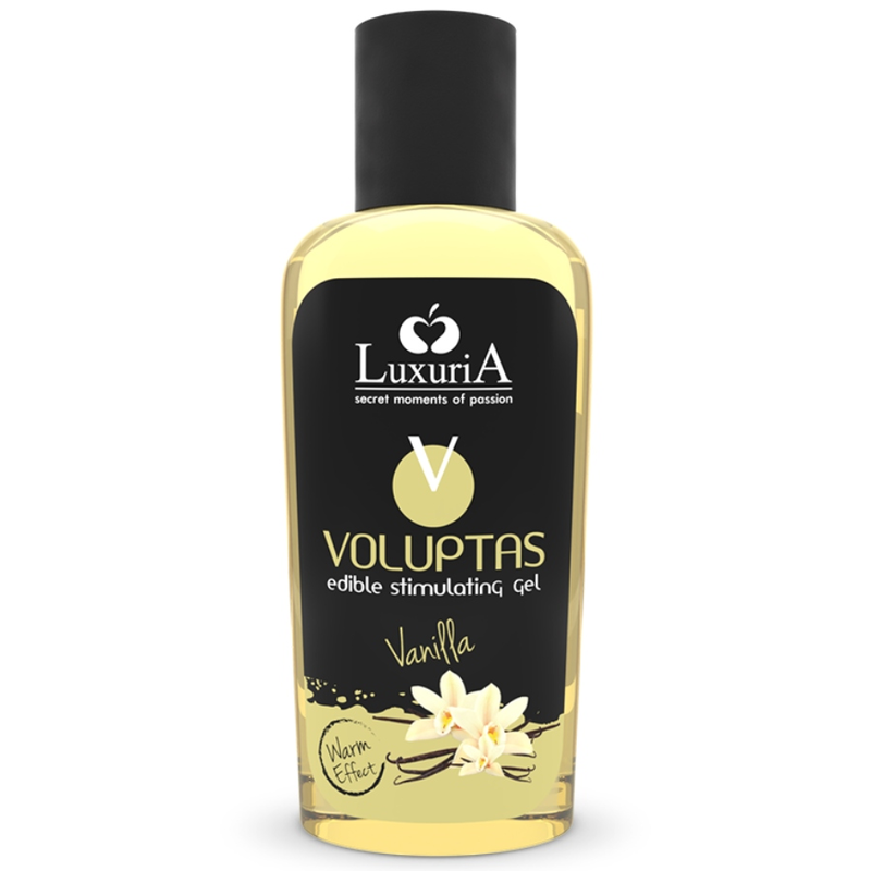 INTIMATELINE LUXURIA - VOLUPTAS essbares Massagegel mit Wärmeeffekt - Vanille 100 ml