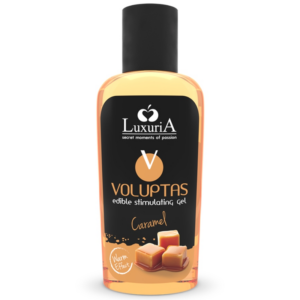 INTIMATELINE LUXURIA - VOLUPTAS essbares Massagegel mit wärmendem Effekt - Karamell 100 ml