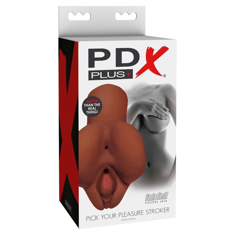 PDX PLUS - WÄHLEN SIE IHREN GENUSS DOPPELBRAUNEN MASTURBATOR