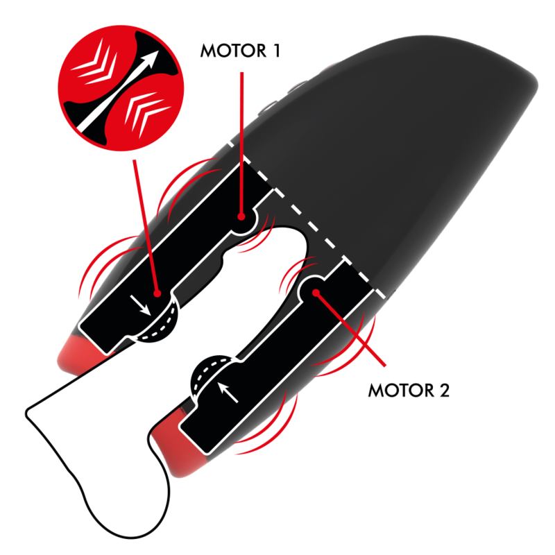 JAMYJOB - NOVAX Masturbator mit Vibration und Kompression