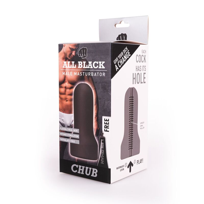 ALL BLACK - Masturbator-Loop-Modell 2