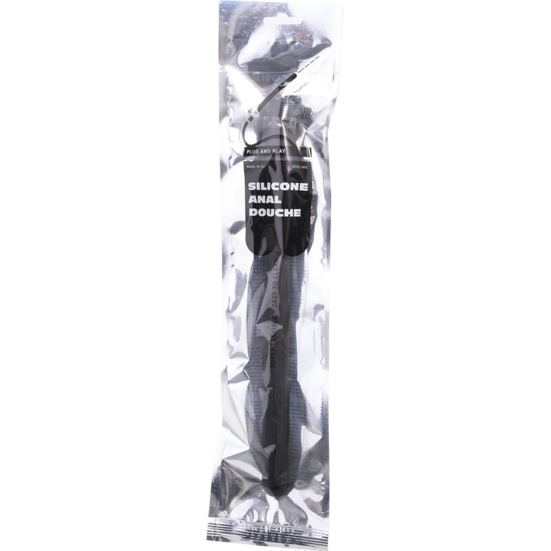 ALL BLACK - Dusch-Anal-Silikon 27 cm