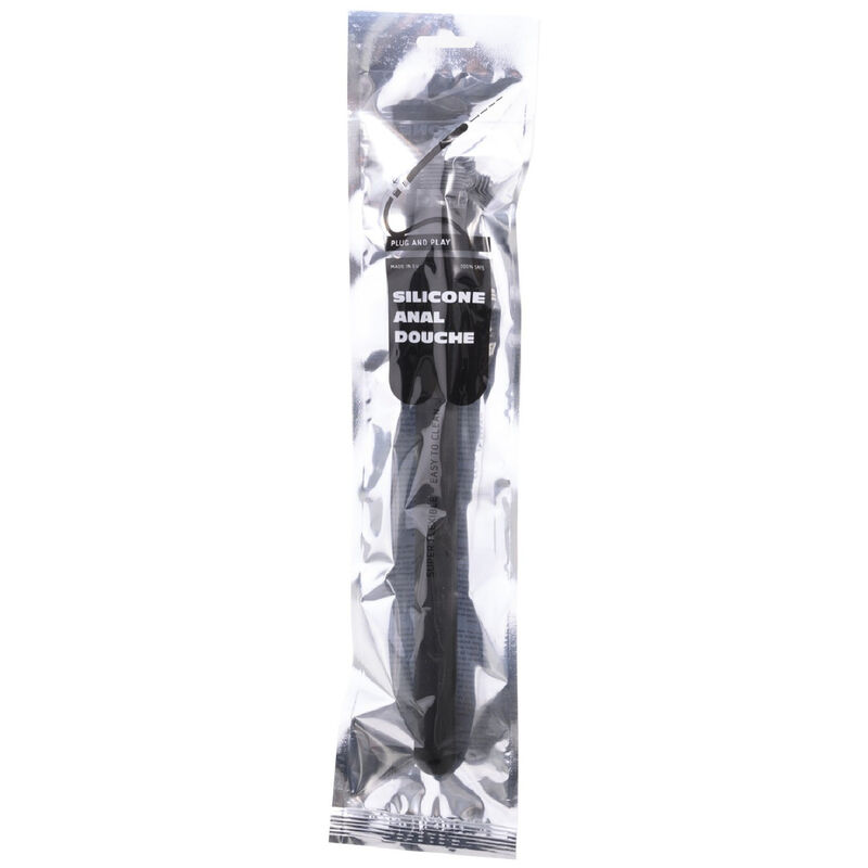 ALL BLACK - MEGA RIPPLE DUSCHE ANAL SILIKON 28,5 CM