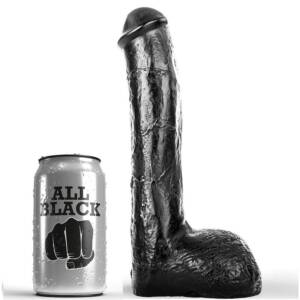 ALL BLACK - Realistischer Penis 23 cm Anal