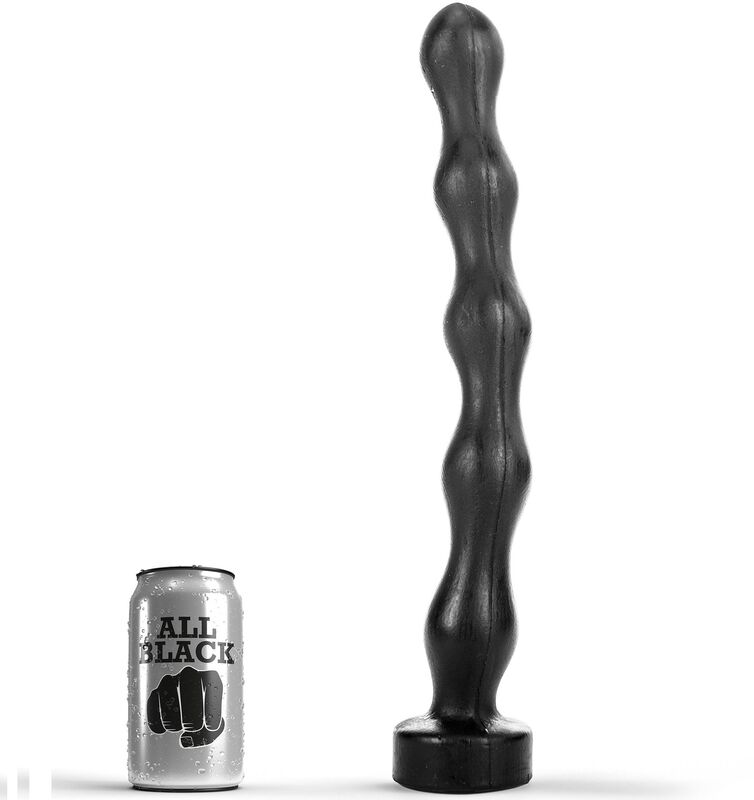ALL BLACK - Analperlen 41,5 cm