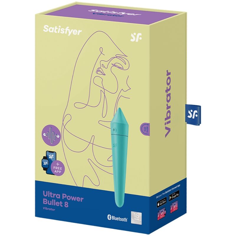 SATISFYER - ULTRA POWER BULLET 8 Türkis