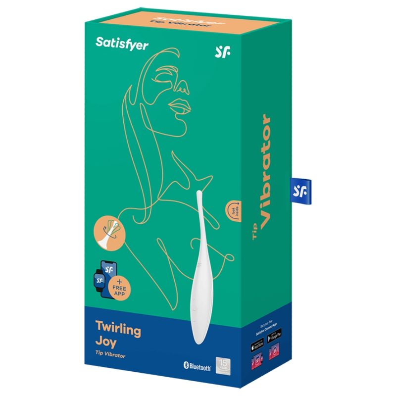 SATISFYER - TWIRLING JOY Klitorisstimulator Vibrator Weiß