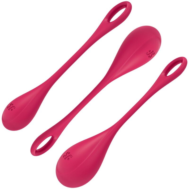 SATISFYER - YONI POWER 1 TRAININGSSET Rot