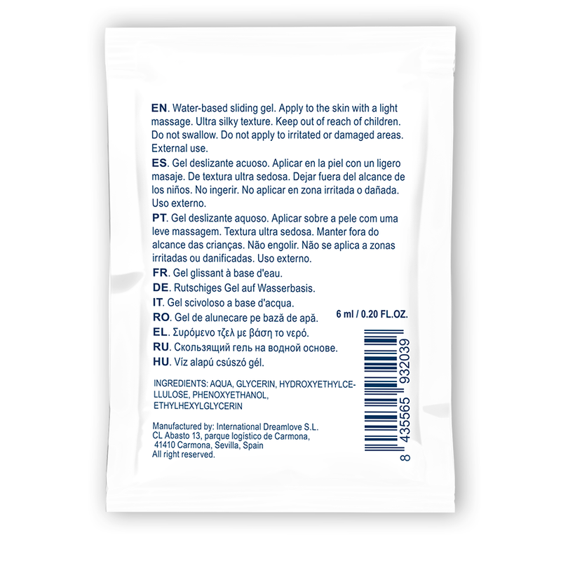 WATERFEEL - Neutrales Gleitgel auf Wasserbasis 6 ml