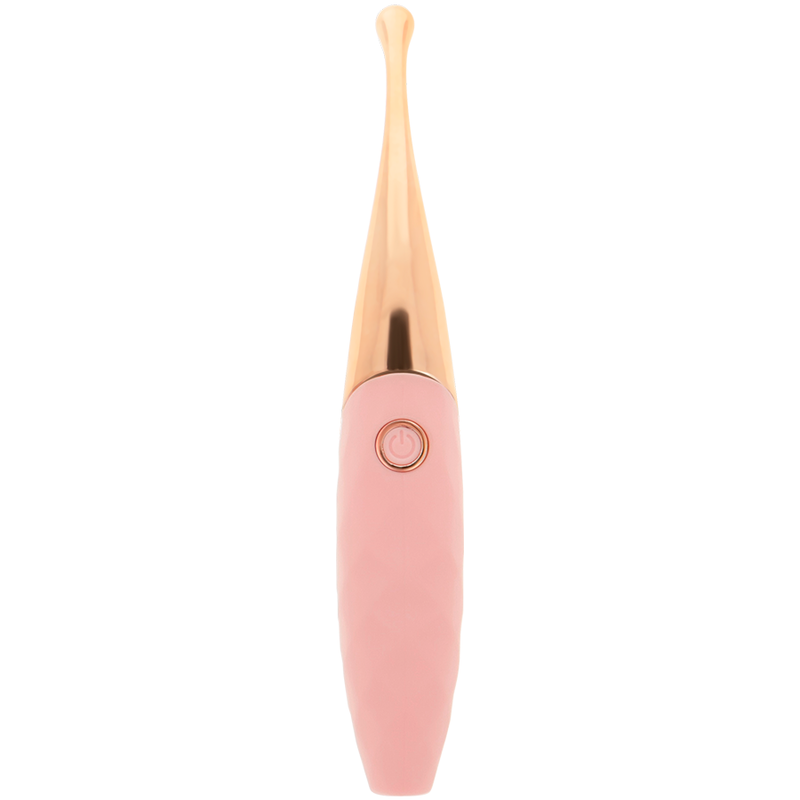 OHMAMA - Wiederaufladbarer Klitorisstimulator 36 Rosa-Rosa-Gold-Modi