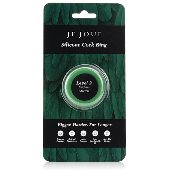 JE JOUE - GRÜNER SILIKONRING - MITTLERE ENGE