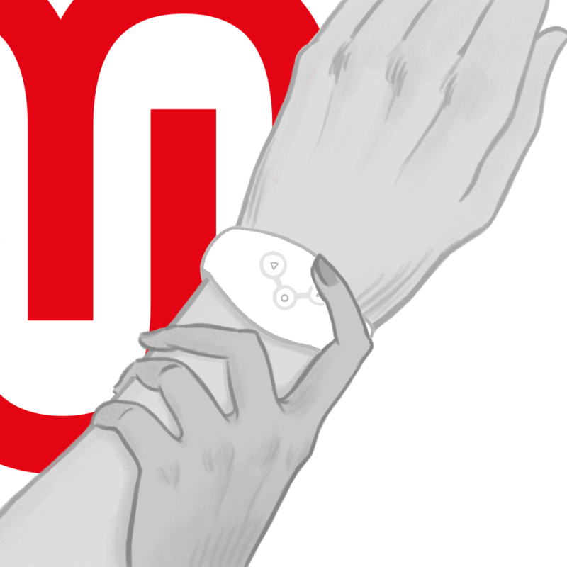 WATCHME - Kabellose Technologie Uhr Weiß