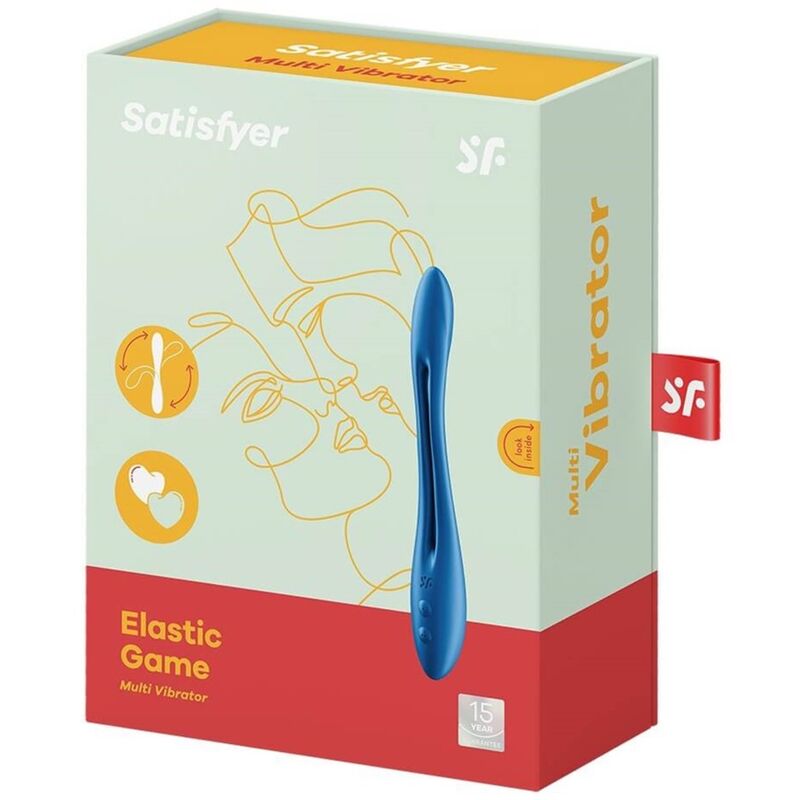 SATISFYER - ELASTIC GAME MULTI VIBRATOR Blau