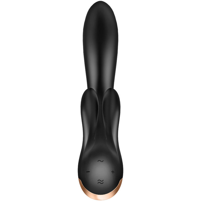 DOUBLE FLEX VIBRATOR APP Schwarz