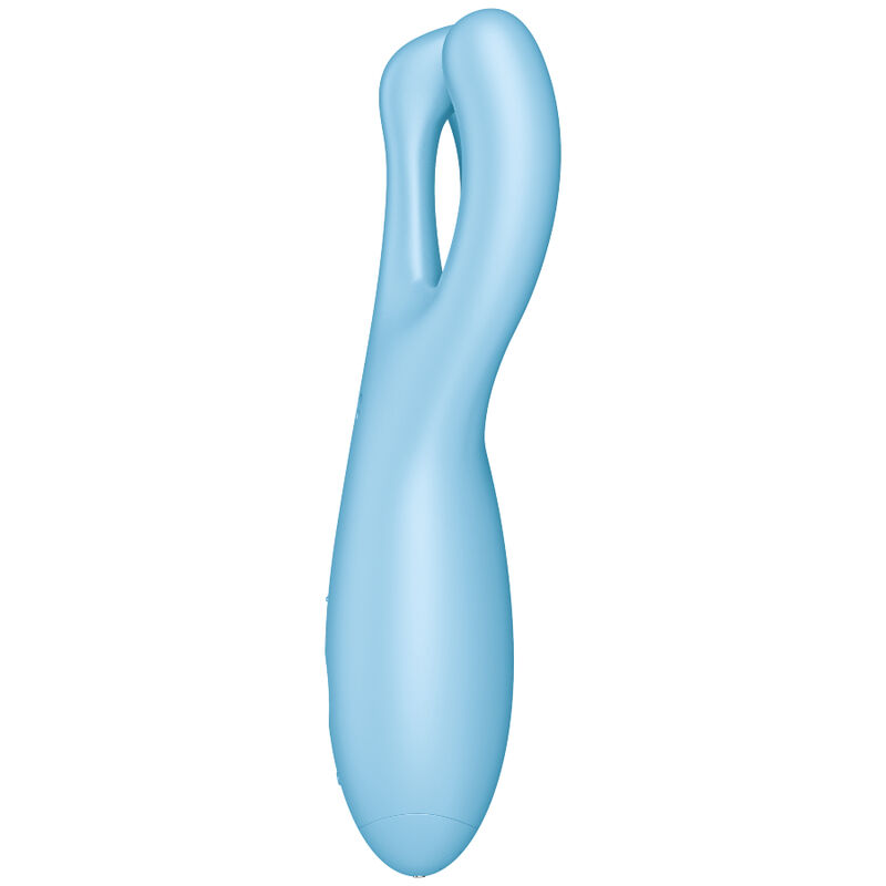 SATISFYER - THREESOME 4 VIBRATOR APP Blau