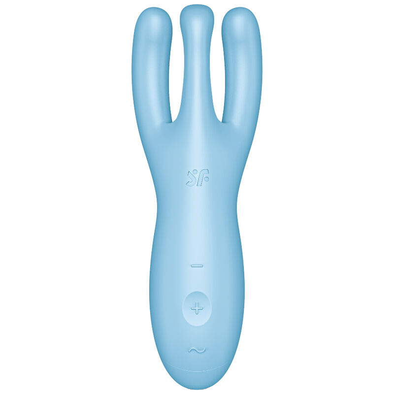 SATISFYER - THREESOME 4 VIBRATOR APP Blau