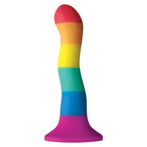 PRIDE - LGBT-Flagge Dildo Welle 17 cm