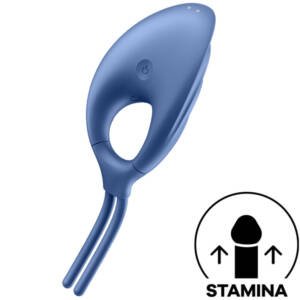 SATISFYER - SWORDSMAN Ringvibrator Blau