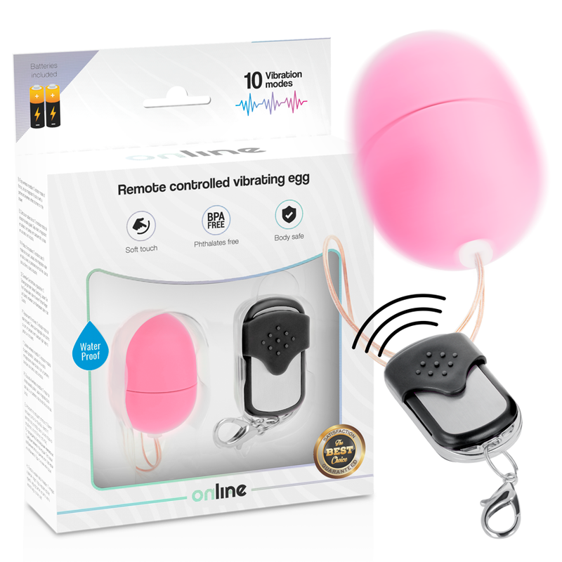 ONLINE - Fernbedienung Vibrations-Ei S Rosa