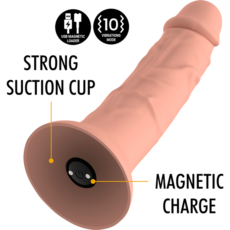 MYTHOLOGY - ASHER ORIGINAL DILDO S - VIBRATOR kompatibel mit WATCHME WIRELESS TECHNOLOGY