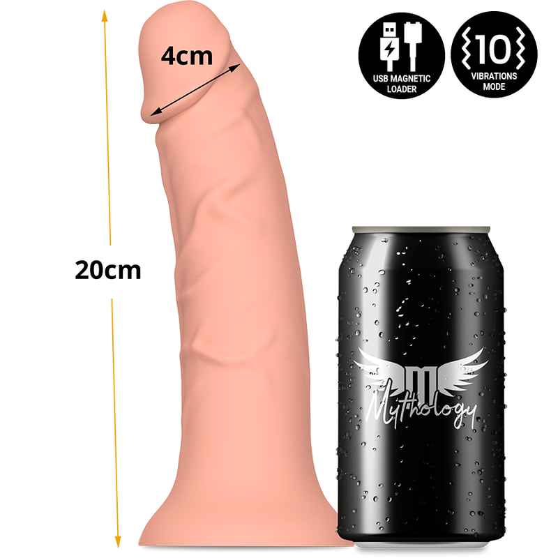 MYTHOLOGY - ASHER ORIGINAL DILDO M - VIBRATOR KOMPAKTIBEL MIT WATCHME WIRELESS TECHNOLOGIE