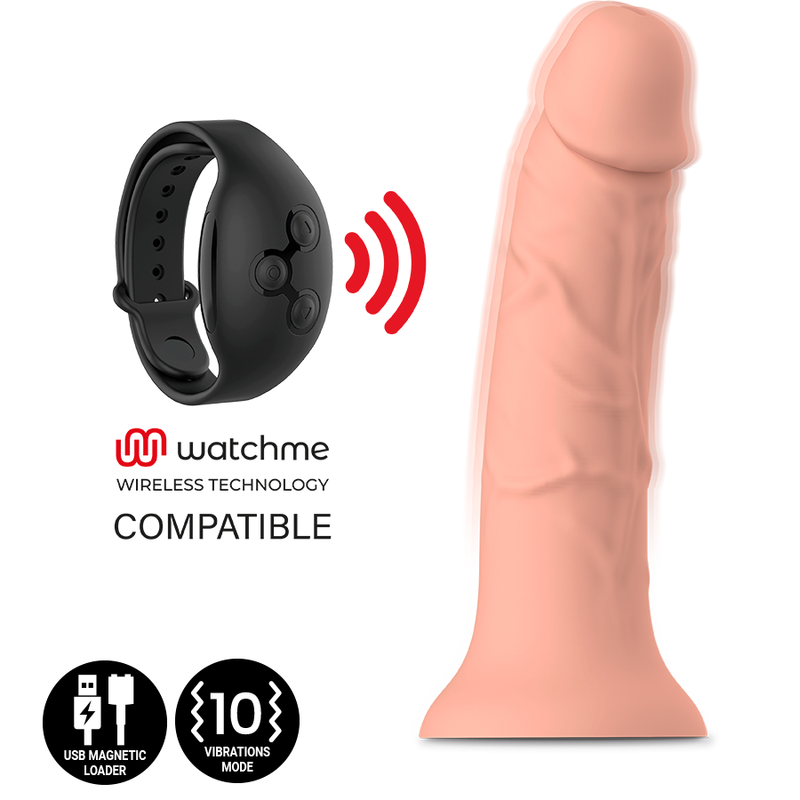 MYTHOLOGY - ASHER ORIGINAL DILDO M - VIBRATOR KOMPAKTIBEL MIT WATCHME WIRELESS TECHNOLOGIE