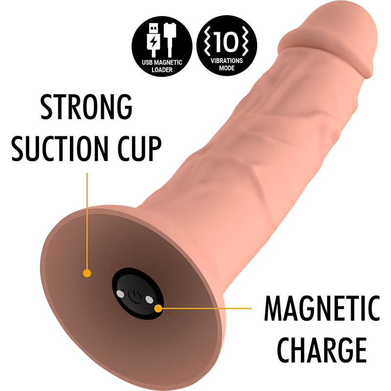 MYTHOLOGY - ASHER ORIGINAL DILDO M - VIBRATOR KOMPAKTIBEL MIT WATCHME WIRELESS TECHNOLOGIE