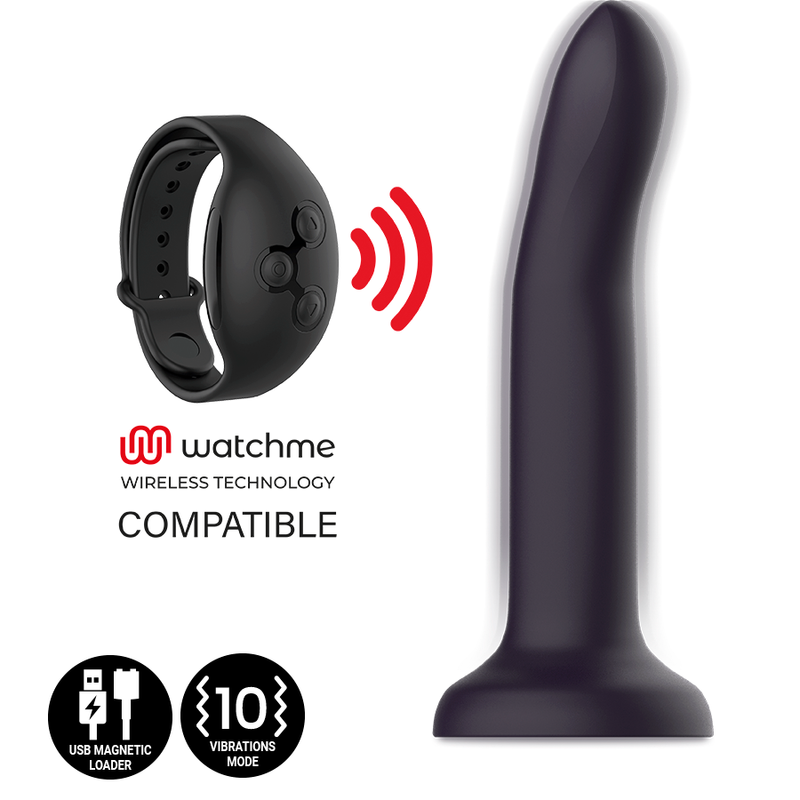 MYTHOLOGY - DUMAN MYSTIC DILDO M - VIBRATOR KOMPATIBEL MIT WATCHME WIRELESS TECHNOLOGIE