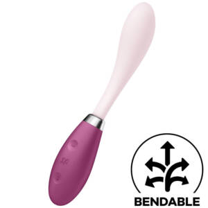 SATISFYER - G-SPOT FLEX 3 MULTI VIBRATOR Rot