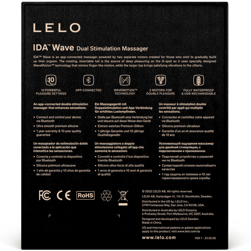 LELO - IDA WAVE CORAL Paare-Massager