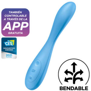 G-SPOT FLEX 4+ MULTI VIBRATOR APP Blau