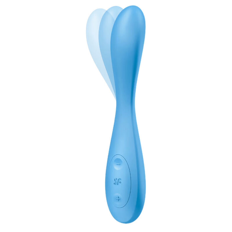 SATISFYER - G-SPOT FLEX 4+ MULTI VIBRATOR APP Blau