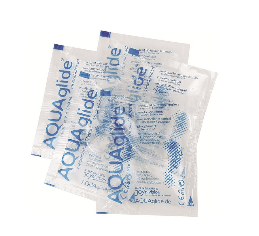 JOYDIVISION AQUAGLIDE - Neutrales Gleitgel auf Wasserbasis, Einzeldose 3 ml