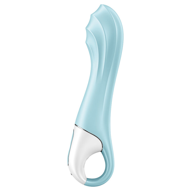 SATISFYER - AIR PUMP VIBRATOR 5+ Aufblasbarer G-Punkt-Vibrator-App Blau