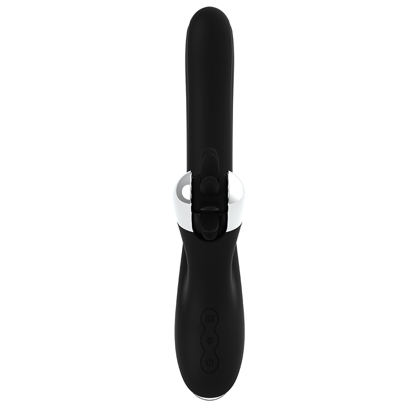 BLACK&SILVER - BUNNY STORM ROTATION VIBRATOR