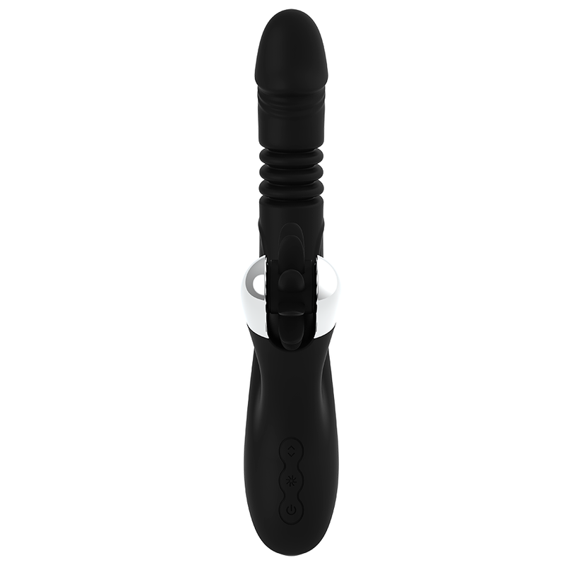 BLACK&SILVER - BUNNY REED UP & DOWN VIBRATOR