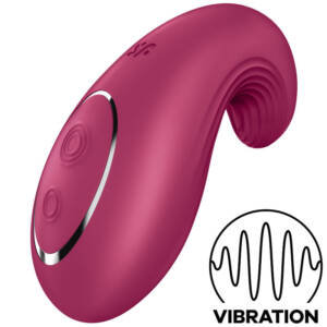 SATISFYER - DIPPING DELIGHT Auflegvibrator Rot