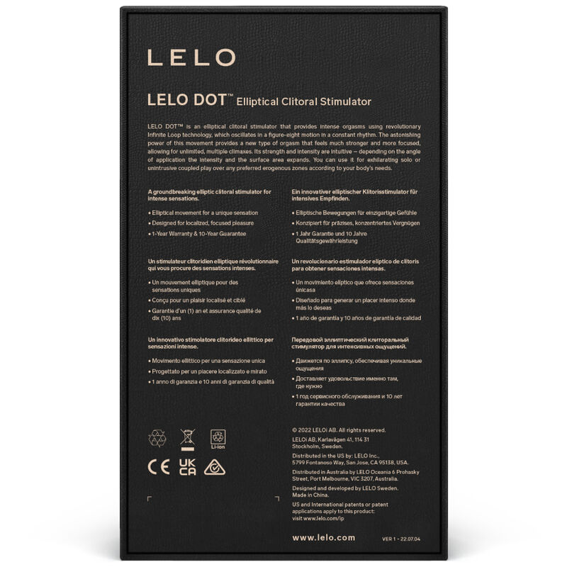 LELO - DOT Klitorisstimulator - Aqua