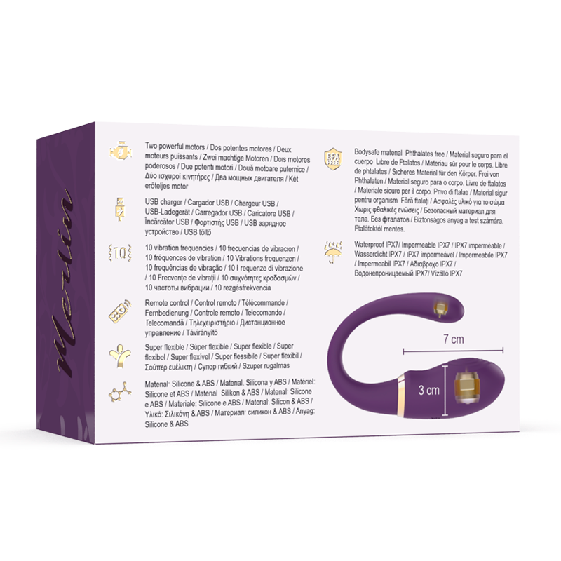TREASURE - MERLIN DOUBLE COUPLE VIBRATOR mit Fernbedienung