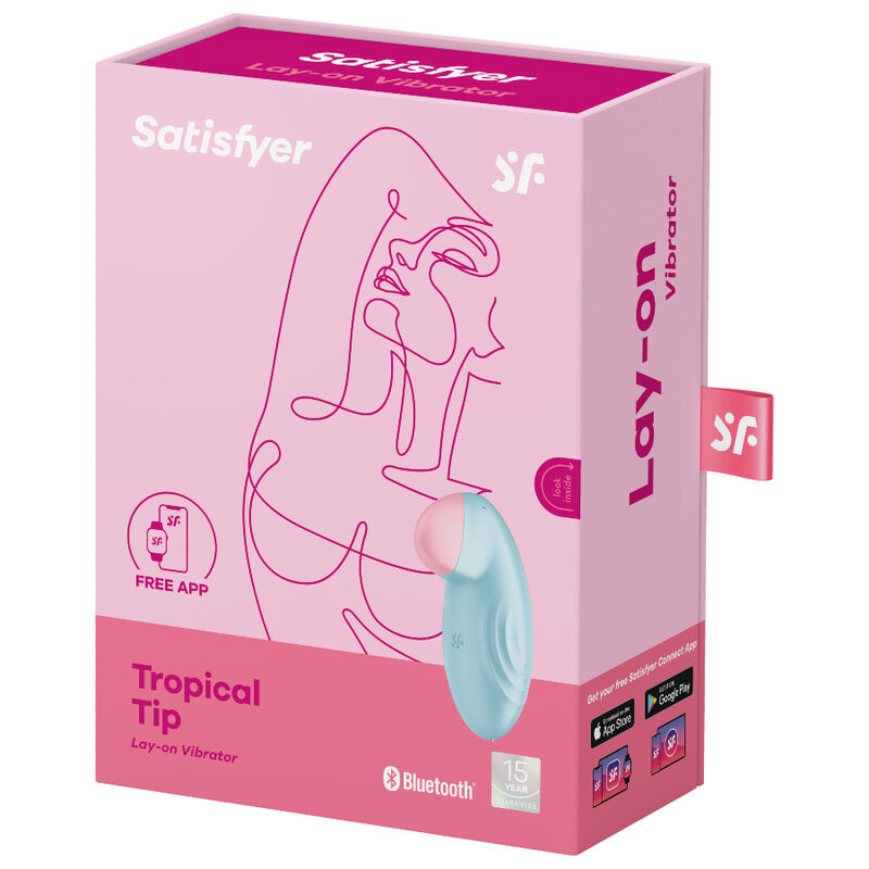SATISFYER - TROPICAL TIP Auflegvibrator Blau