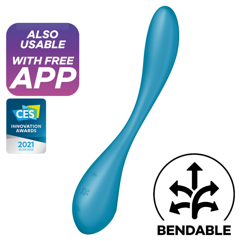 SATISFYER - G-SPOT FLEX 5 Multivibrator Blau