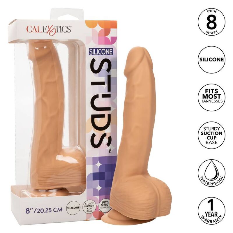 CALEXOTICS - Silikon-Nieten 20,32 cm Haut