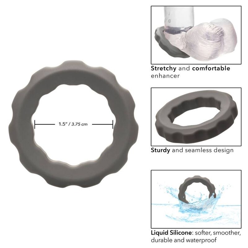CALEXOTICS - ALPHA EREKT RING GRAU