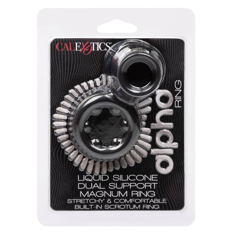 CALEXOTICS - ALPHA DUAL MAGNUM RING Schwarz