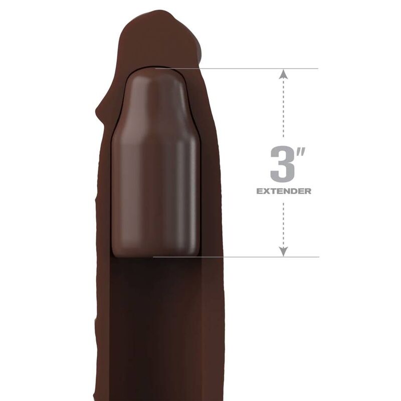 FANTASY X-TENSIONS - PIPEDREAMS Verlängerung mit Riemen 17,78 cm Braun