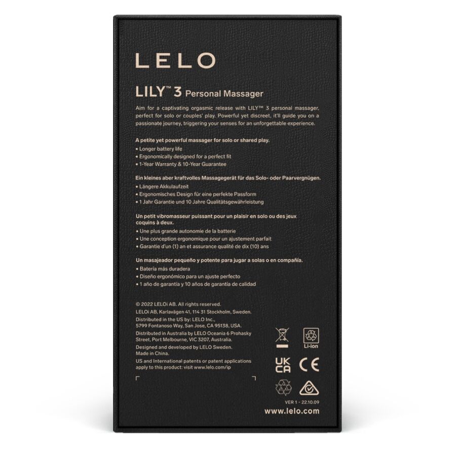 LELO - LILY 3 Persönliches Massager - Lavendel