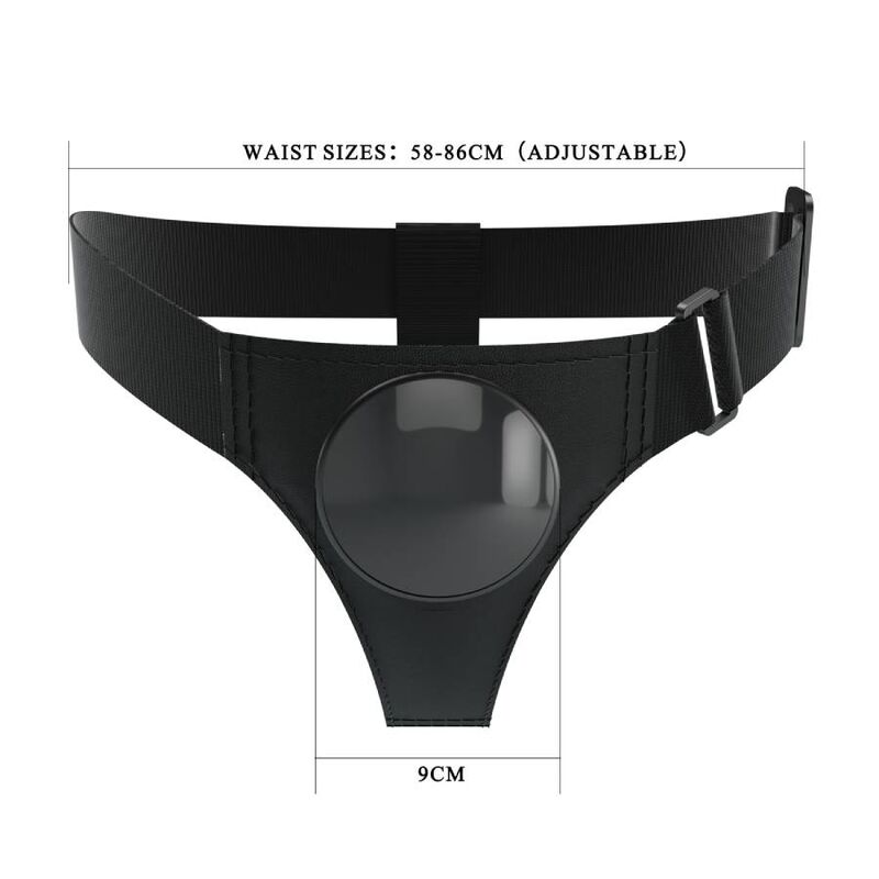 PRETTY LOVE - Schwarzes Universal-Harness